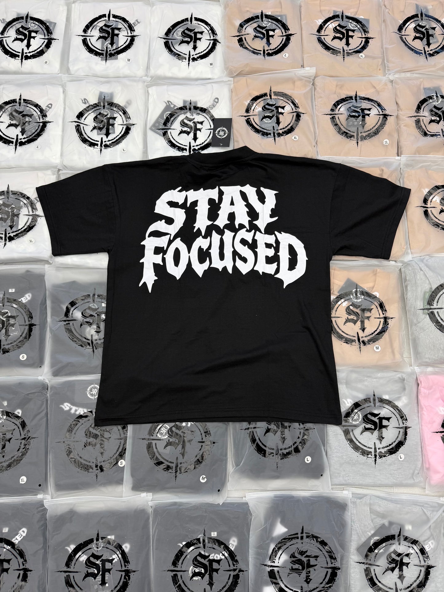 Black Stay Focused Shirt