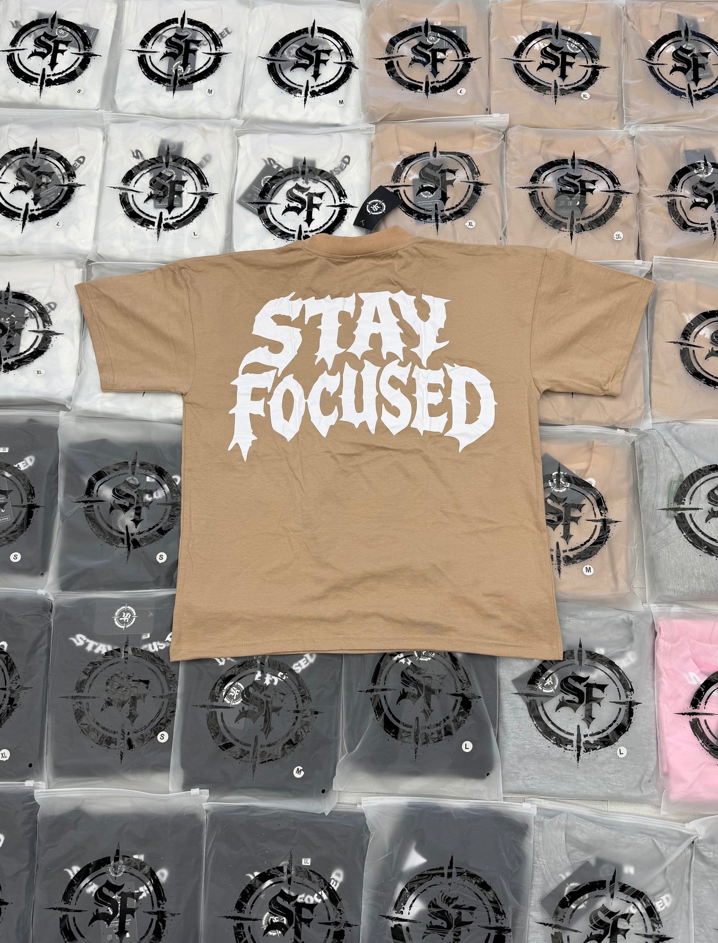Tan Stay Focused Shirt