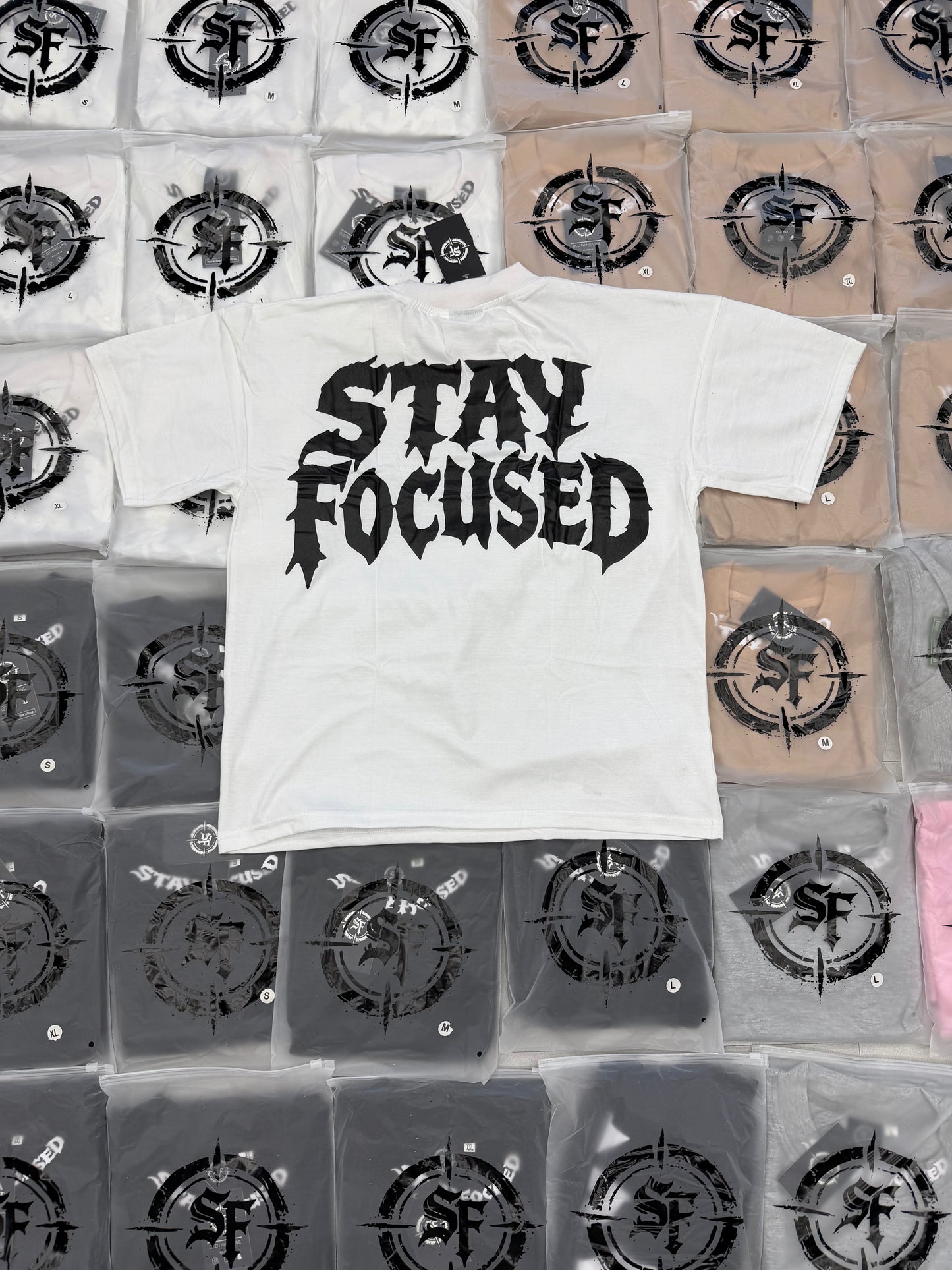 White Stay Focused Shirt