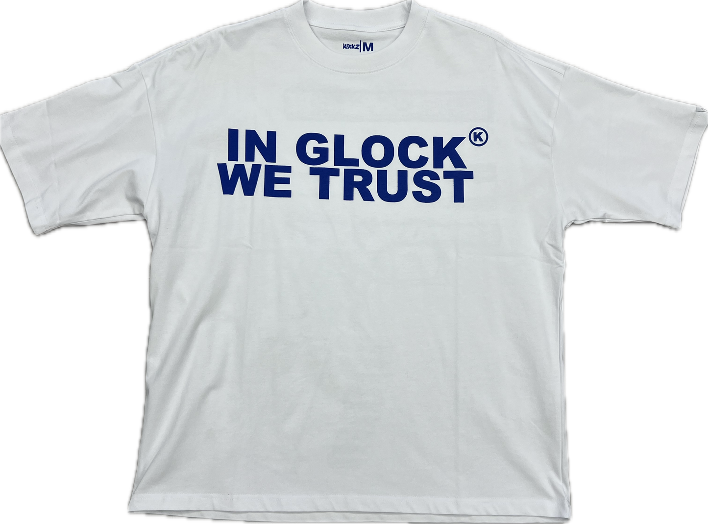 White And Blue In Glock We Trust Shirt