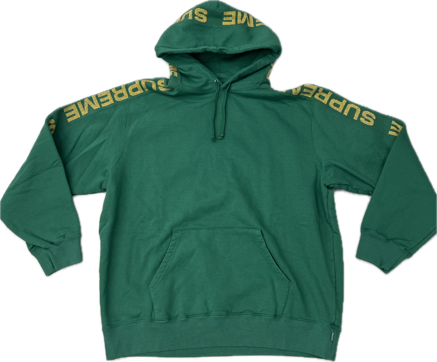 Green and Gold Supreme Hoodie