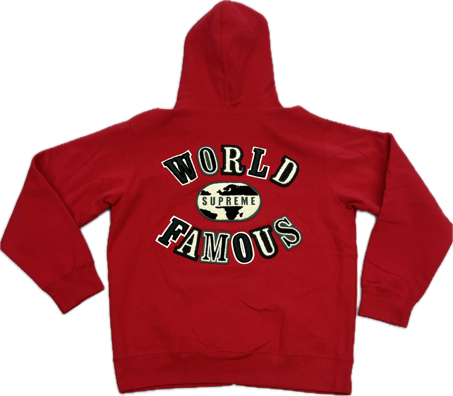 World Famous Red Supreme Hoodie