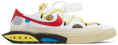 Off-White x Blazer Low White University Red