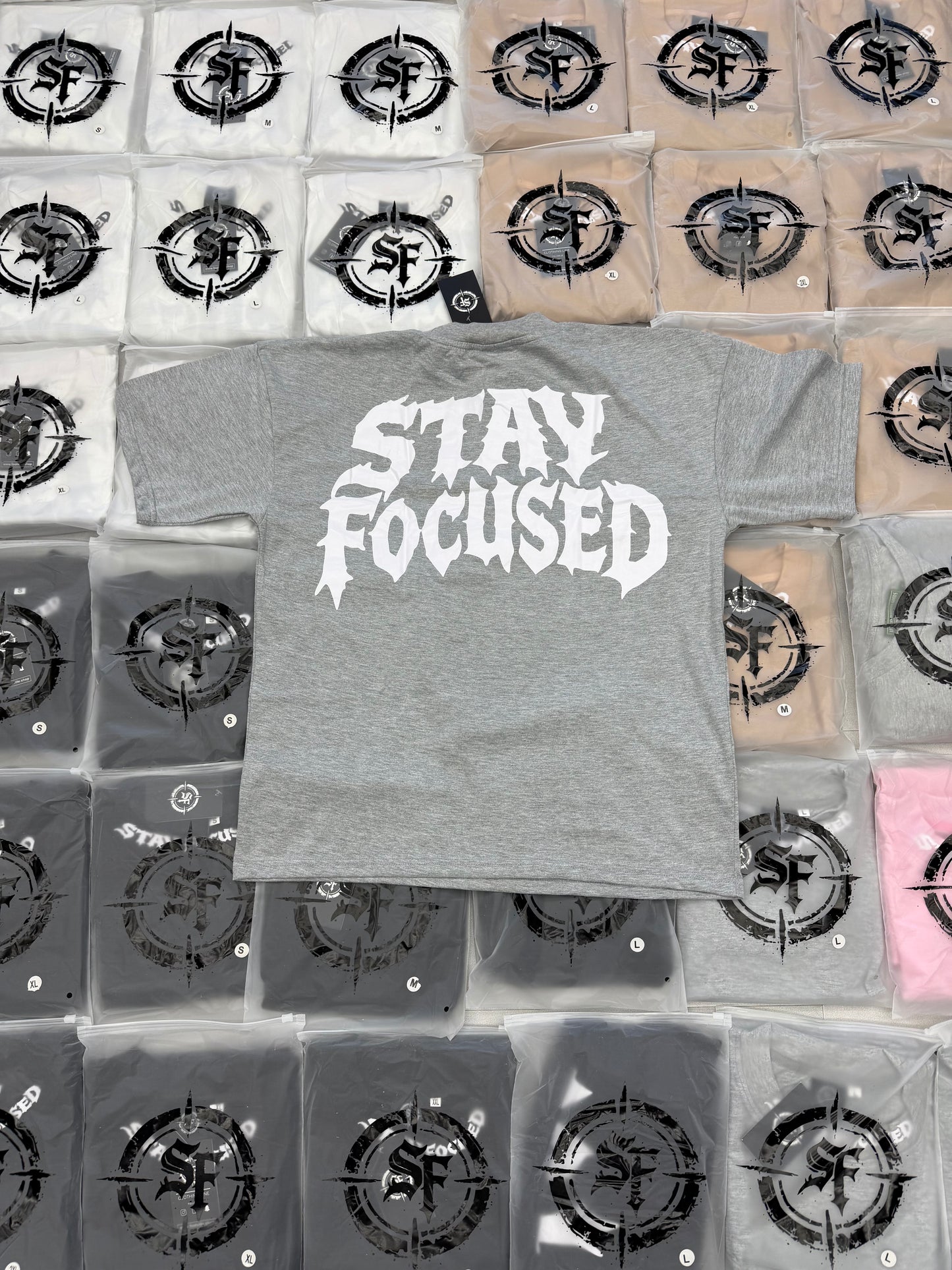 Grey Stay Focused Shirt