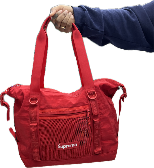 Supreme Zip Tote Red