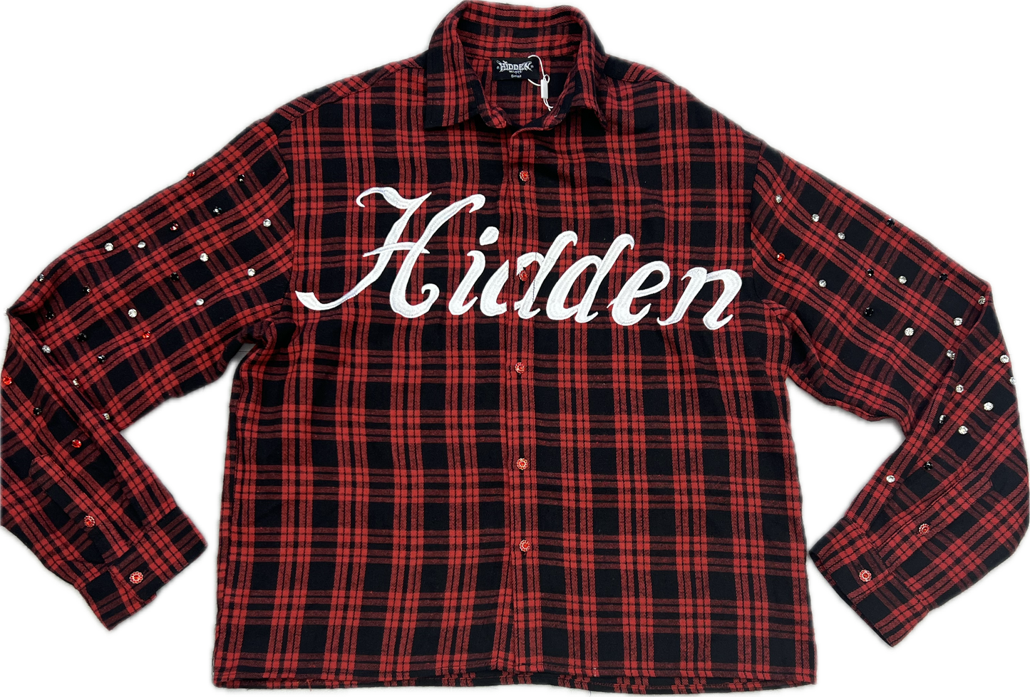 Hidden Beliefs Flannel (Red)