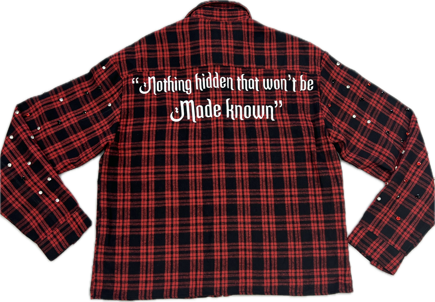 Hidden Beliefs Flannel (Red)