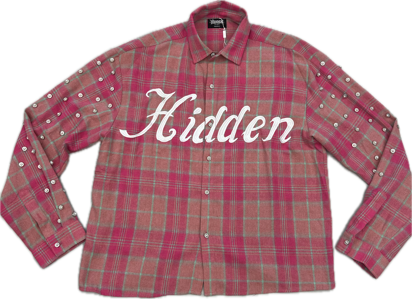 Hidden Beliefs Flannel (Pink)