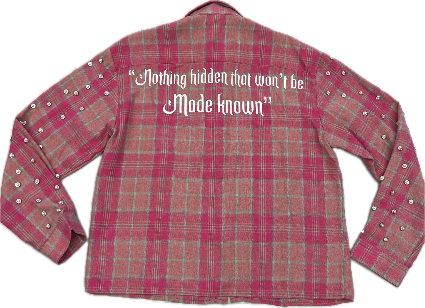 Hidden Beliefs Flannel (Pink)