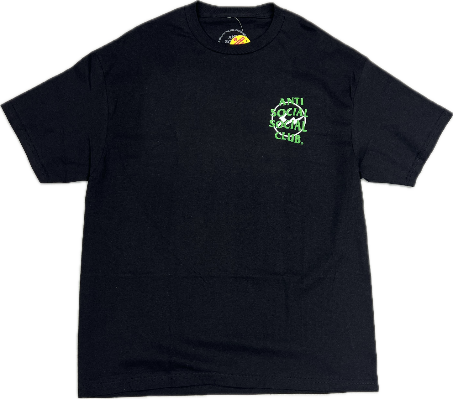 White Lightning Bolt Anti Social Social Club Shirt