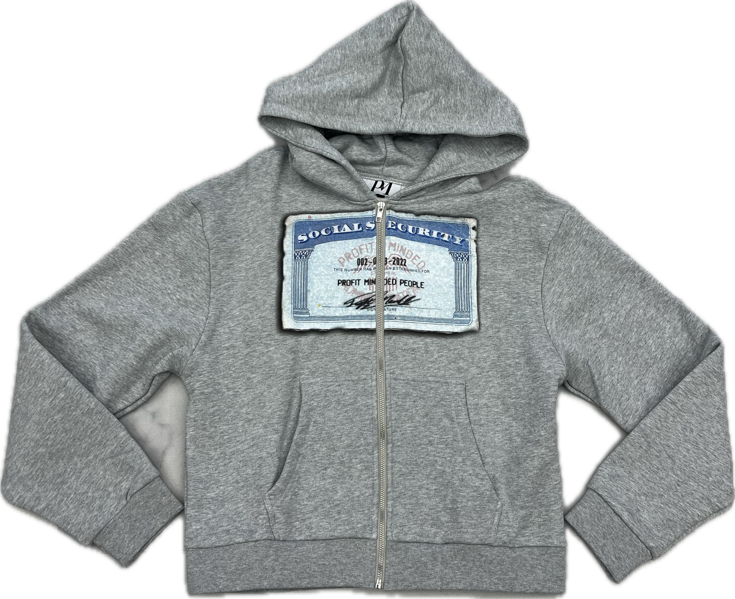 Grey Profit Minded Hoodie