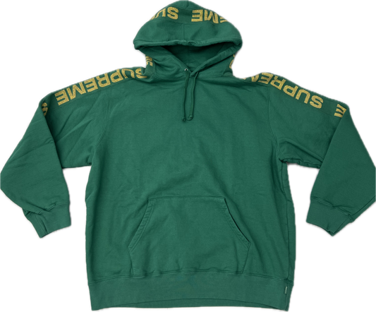 Green and Gold Supreme Hoodie