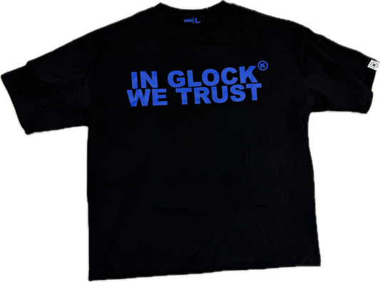 White and Blue in Glock We Trust Shirt