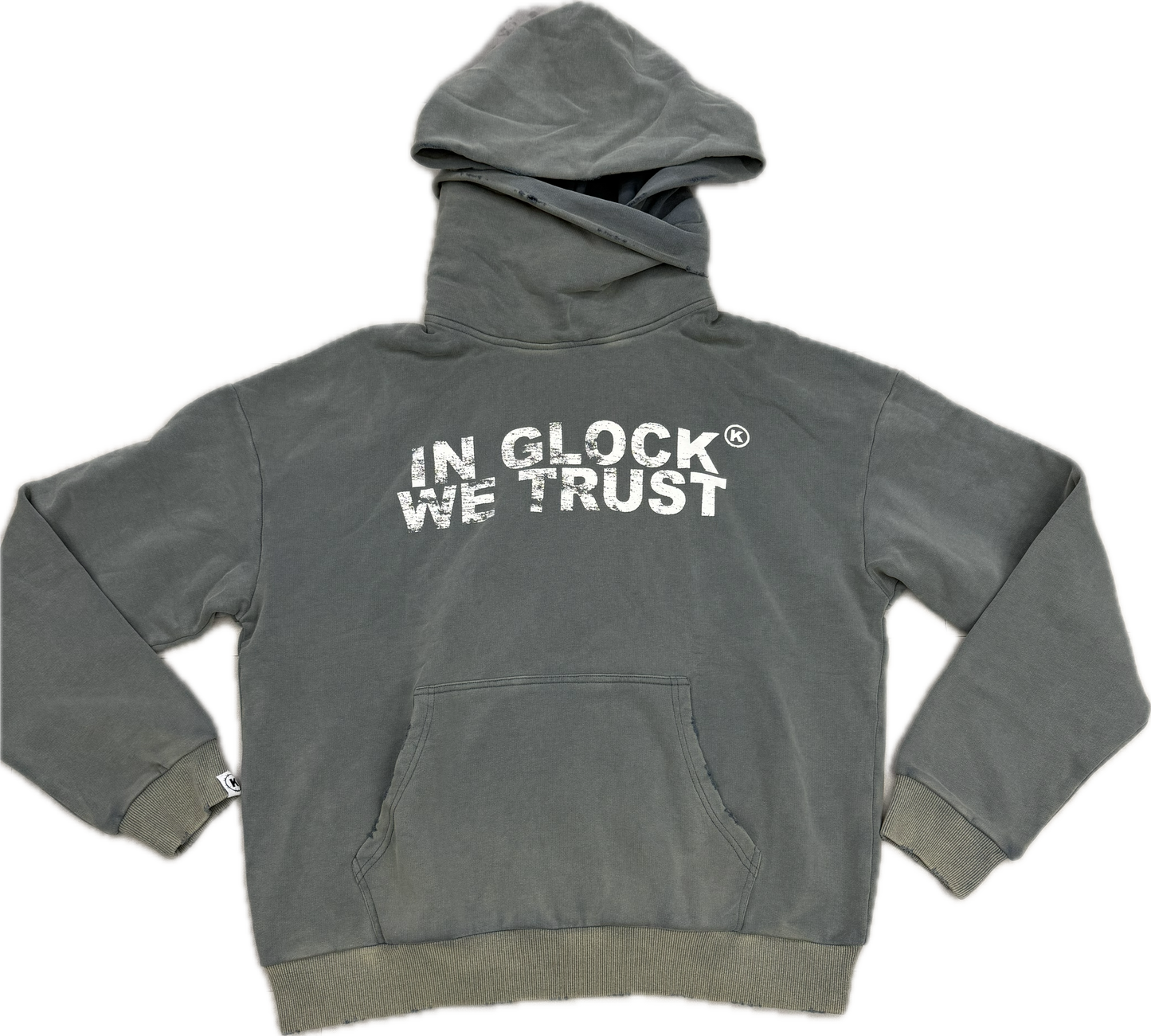 Grey In Glock We Trust Hoodie