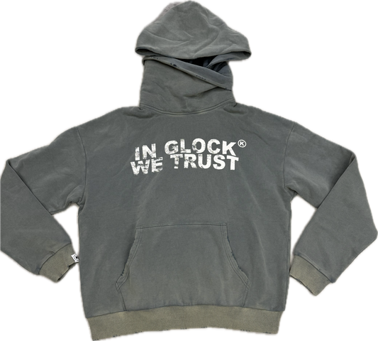 Grey In Glock We Trust Hoodie