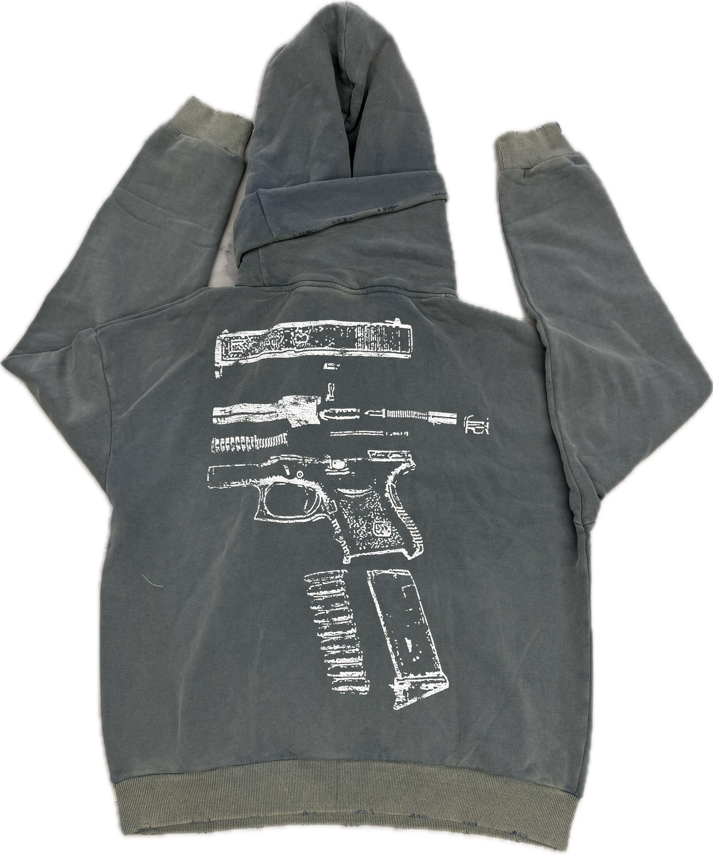 Grey In Glock We Trust Hoodie