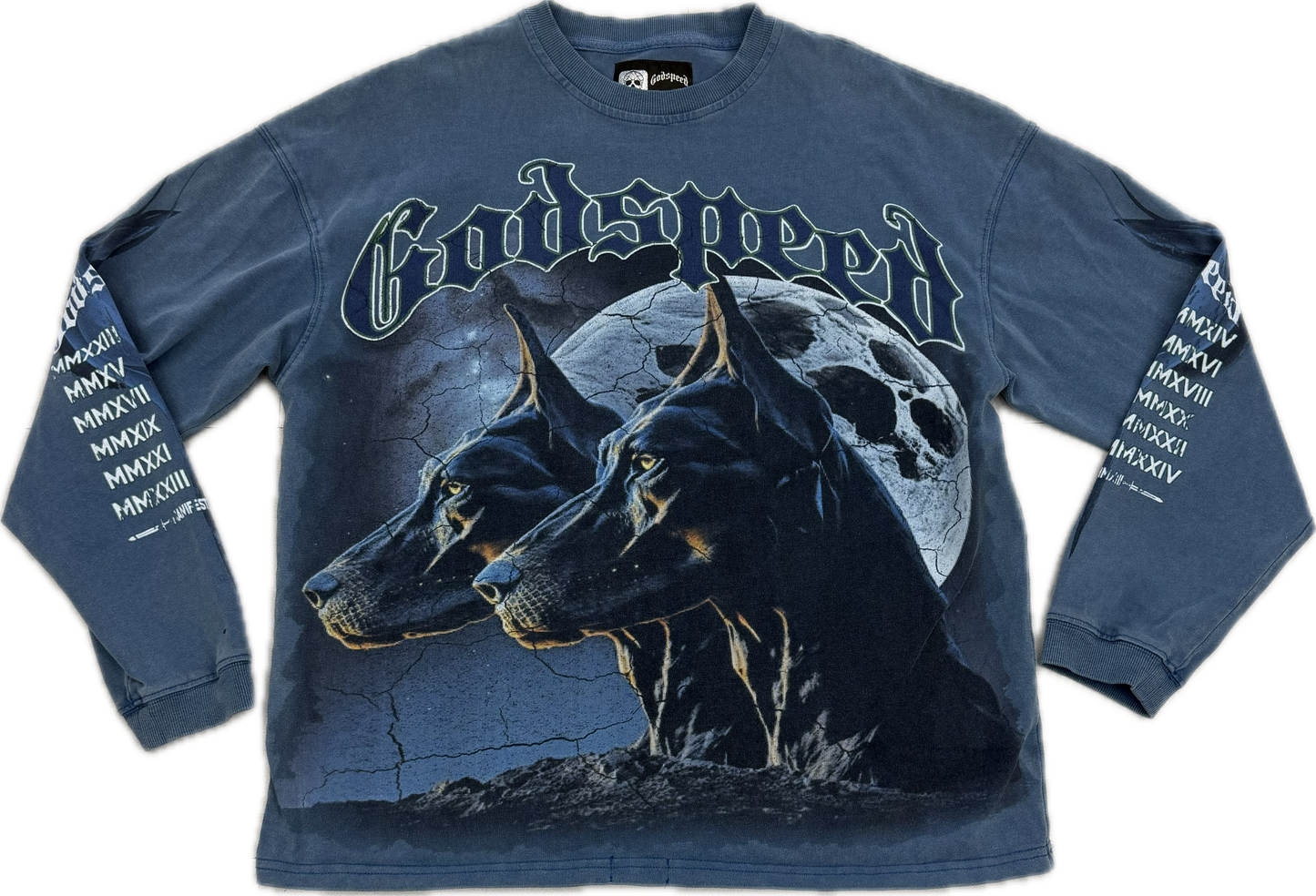 Blue dog Godspeed Shirt