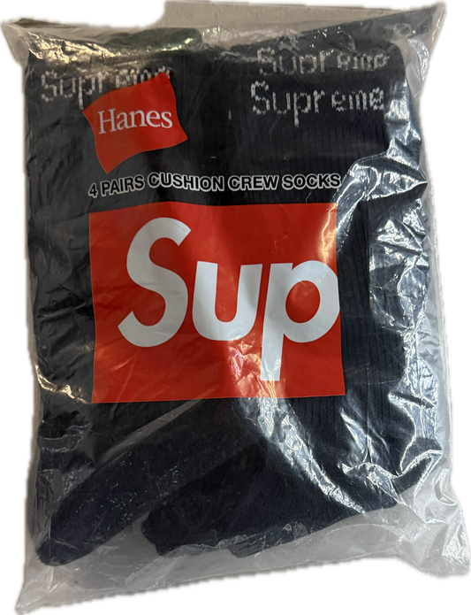Pack Black Supreme Socks