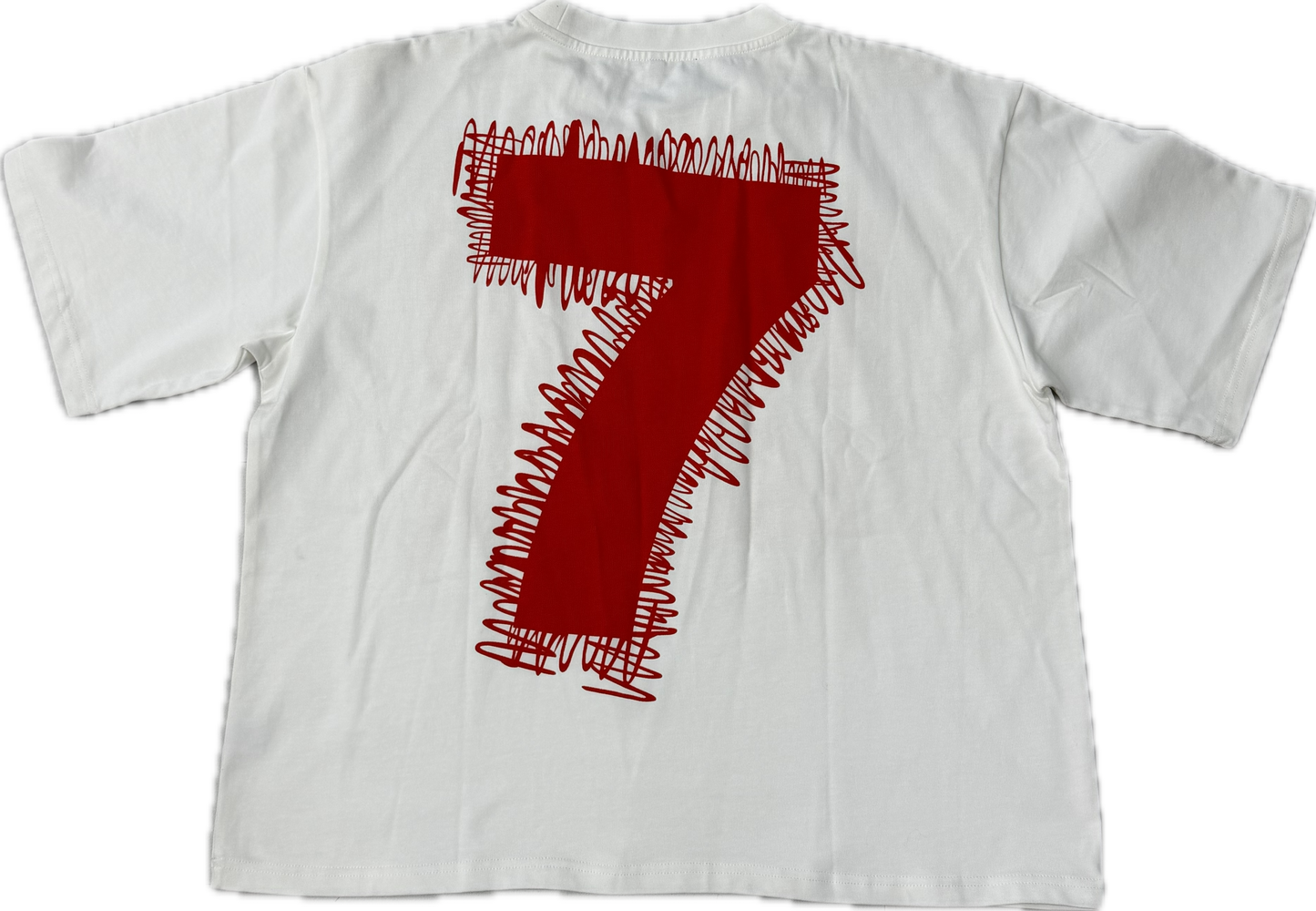 White and Red Overly Loaded Shirt