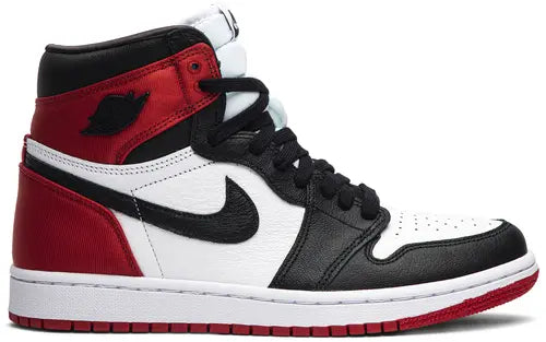Air Jordan 1 Satin Black Toe (no box)