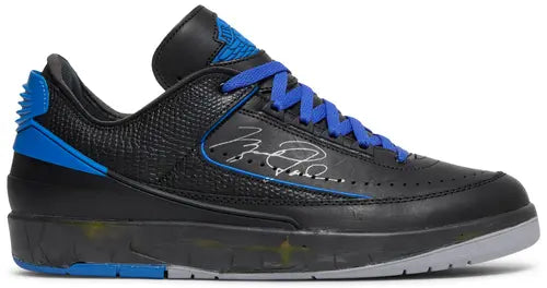 Off-White x Air Jordan 2 Low Black Varsity Royal