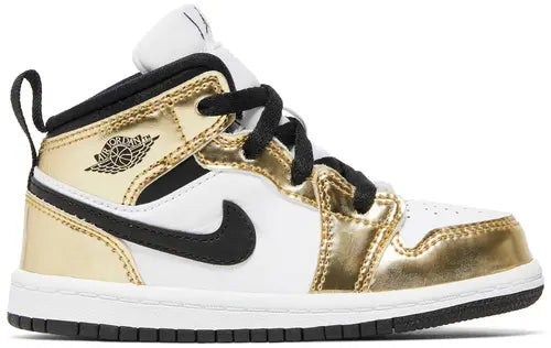 Air Jordan 1 Mid Metallic Gold