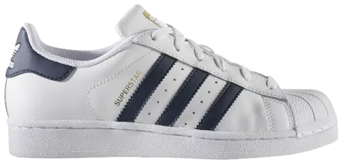 Adidas White Collegiate Navy (REP BOX)