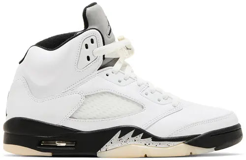 Air Jordan 5 White Black