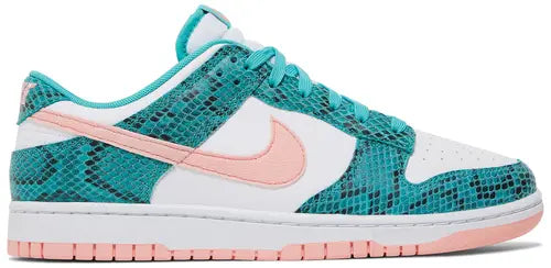Nike Dunk Low Washed Teal Snakeskin